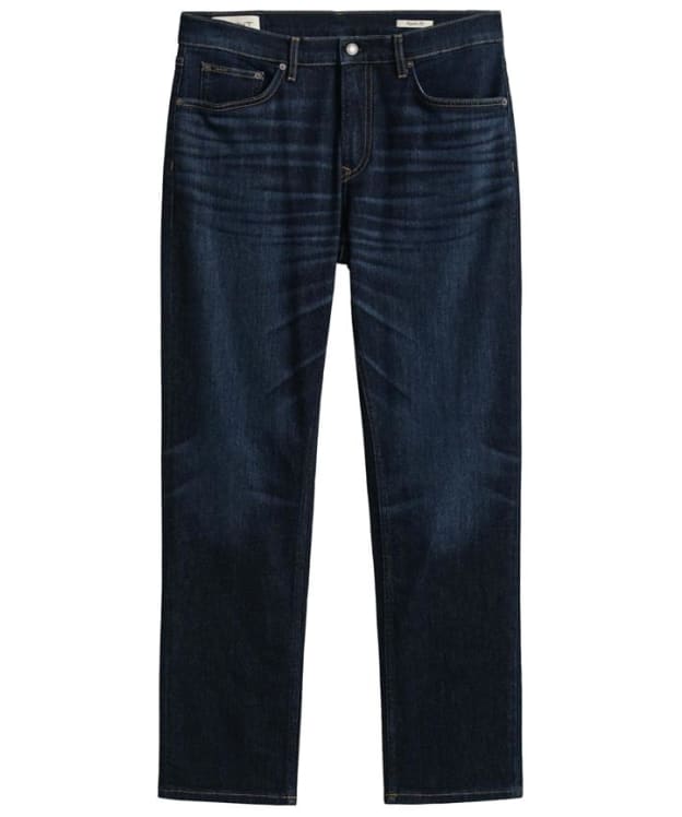 Men's GANT Regular Fit Jeans - Dark Blue Broken Indigo