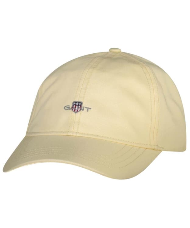 Men's GANT Shield Cotton Twill Cap - Vanilla Yellow