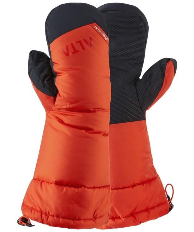 Montane Alpine 850 Down Mitts - Firefly Orange