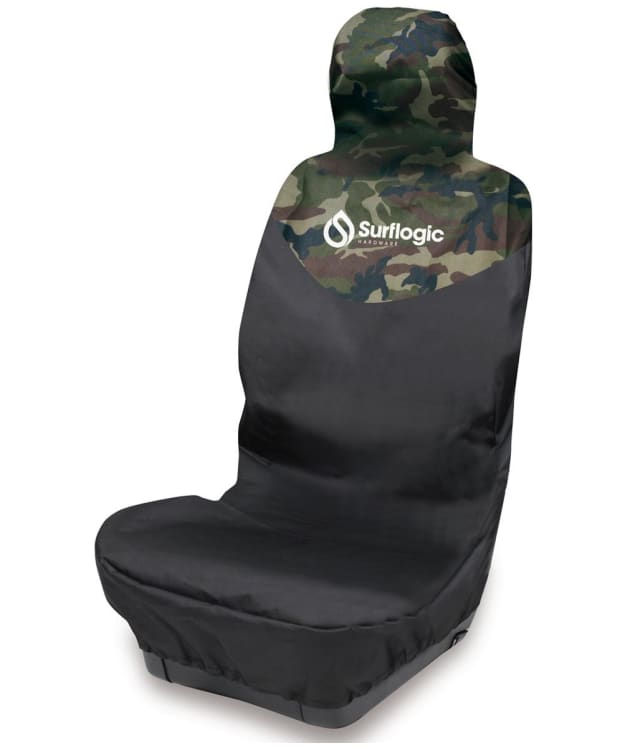 Surflogic Tough And Water Resistant Single Car Seat Cover - Black / Camo