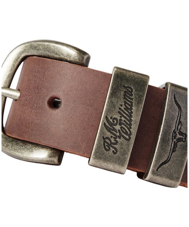 Men's R.M. Williams 1 1/2" Drover Belt - Bark