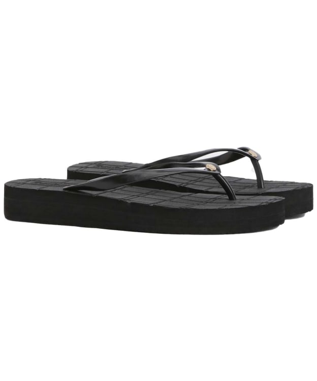 Women's Barbour Tilda Toe Post Sandal - Black