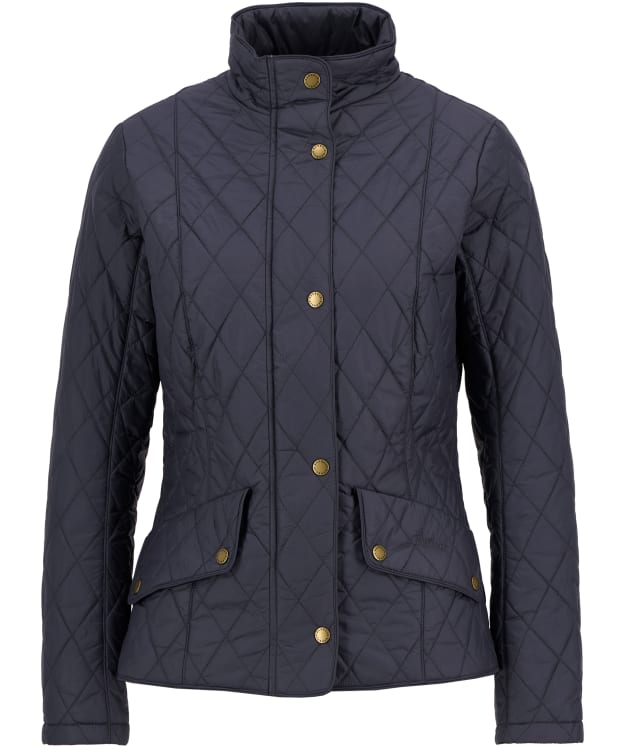 Women's Barbour Flyweight Cavalry Quilted Jacket - Navy