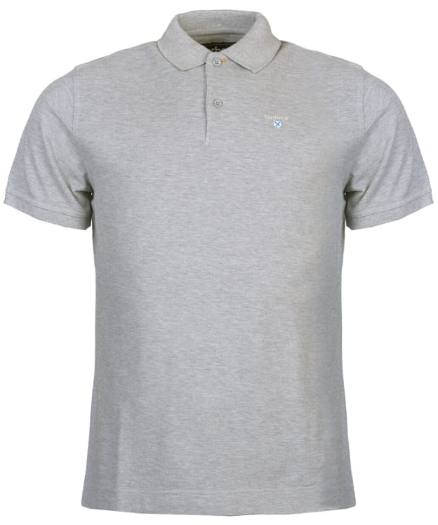 Men's Barbour Sports Polo 215G - Grey Marl