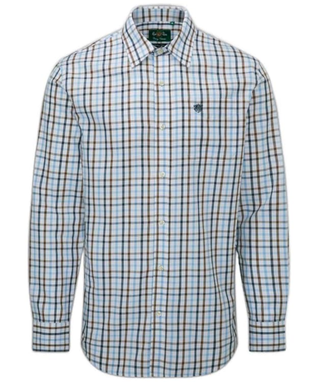 Men's Alan Paine Ilkley Shooting Fit Cotton Shirt - New Blue