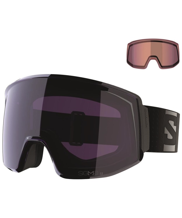 Salomon Skarn Prime Goggles - Sigma Sky Blue & Sigma Light Blue Lenses - Black