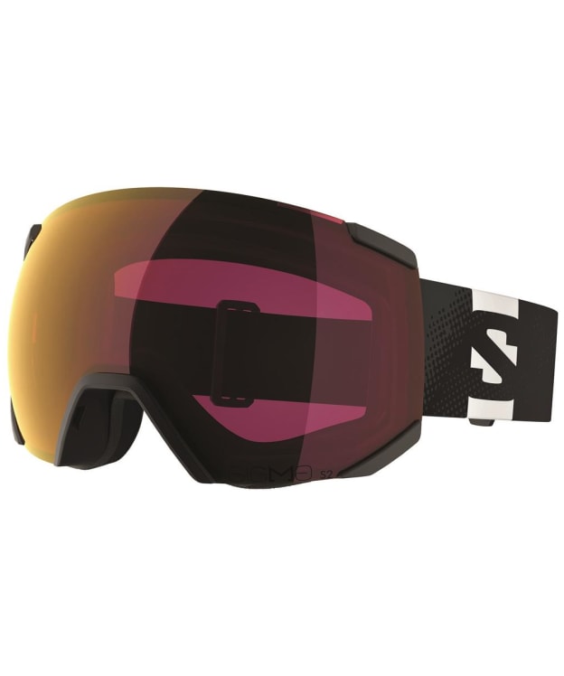 Salomon Radium Goggles - Sigma Poppy Red Lens - Black