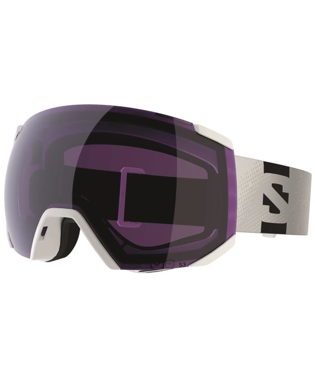 Salomon Radium Goggles - Sigma Sky Blue Lens - White
