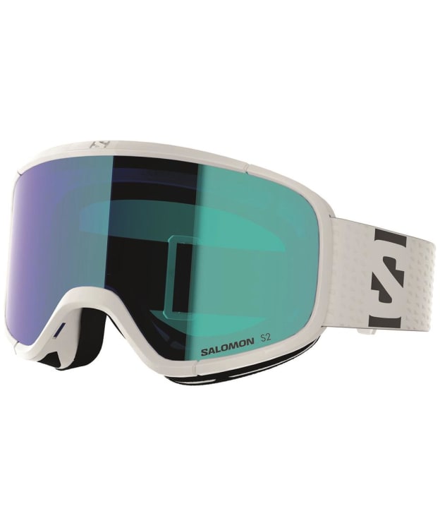 Salomon Aksium 2.0 Goggles - ML Mid Blue Lens - White