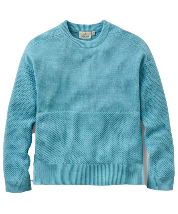 Women's Passenger Clothing Cove 2.0 Organic Cotton Knitted Jumper - Retro Blue