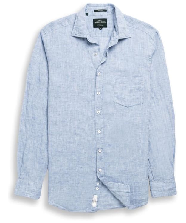 Men's Rodd & Gunn Coromandel Linen Sports Fit Shirt - Denim