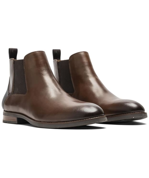 Men's Rodd & Gunn Lyttleton Leather Chelsea Boots - Teak Multi