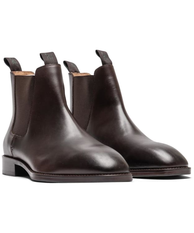 Men's Rodd & Gunn Farmlands Leather Chelsea Boots - Chocolate