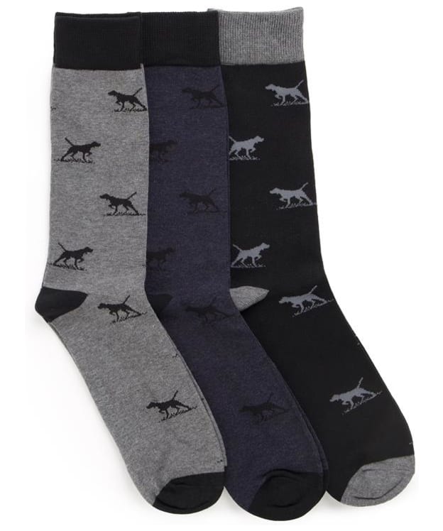 Men's Rodd & Gunn Dogs-A-Plenty Socks - 3 Pack - Work Multi