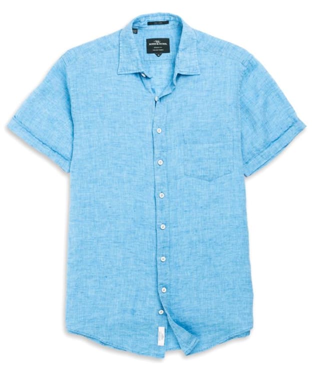 Men's Rodd & Gunn Palm Beach Sports Fit Linen Shirt - Cobalt Blue