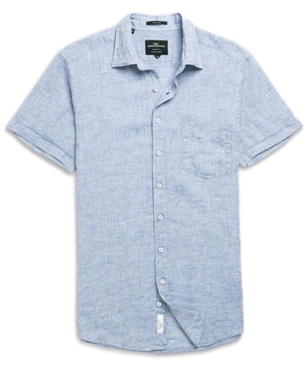 Men's Rodd & Gunn Palm Beach Sports Fit Linen Shirt - Denim