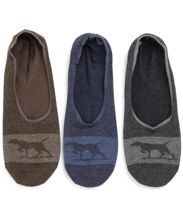 Men’s Rodd & Gunn Gunner Lo-Show Socks - 3 Pack - Dark Wash Multi