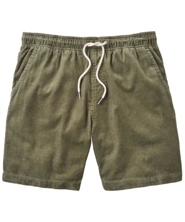 Men's Passenger Clothing Drifter Cord Shorts - Dusty Olive