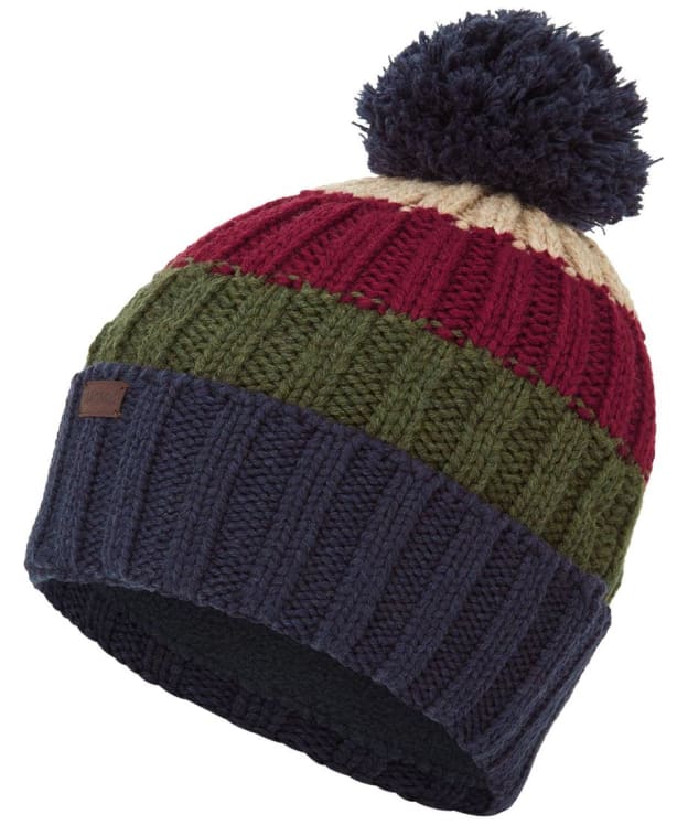 Men's Schöffel Millford Bobble Hat - Navy / Dark Khaki Green