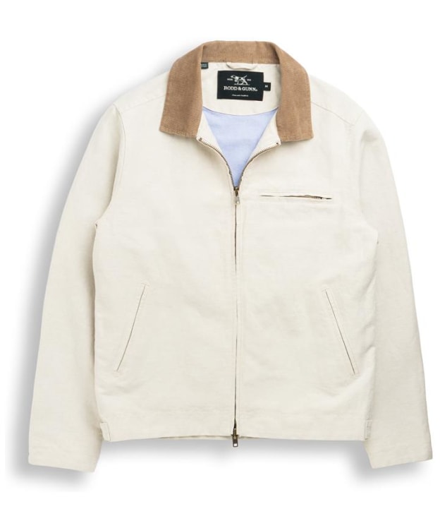 Men's Rodd & Gunn Austin East Harrington Jacket - Cream