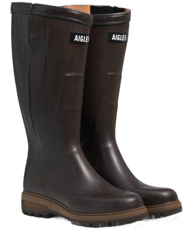 Aigle Parcours 3.0 Neomesh Wellington Boots - Brown