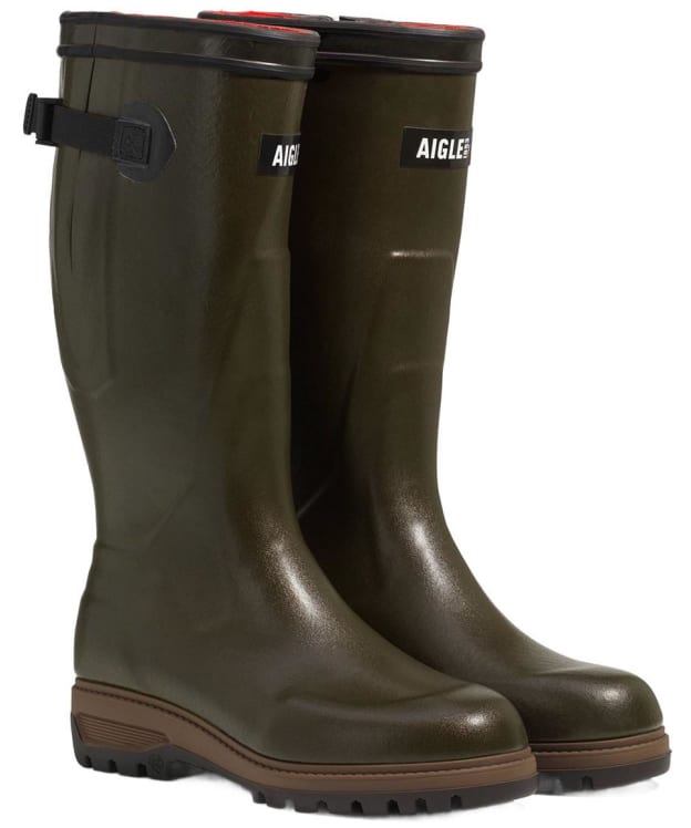 Aigle Parcours 3.0 Neomesh Wellington Boots - Vert Olive