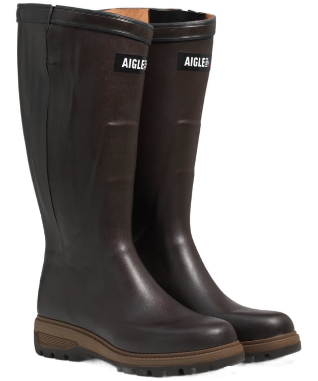 Aigle Parcours 3.0 Trophee Wellington Boots - Brown