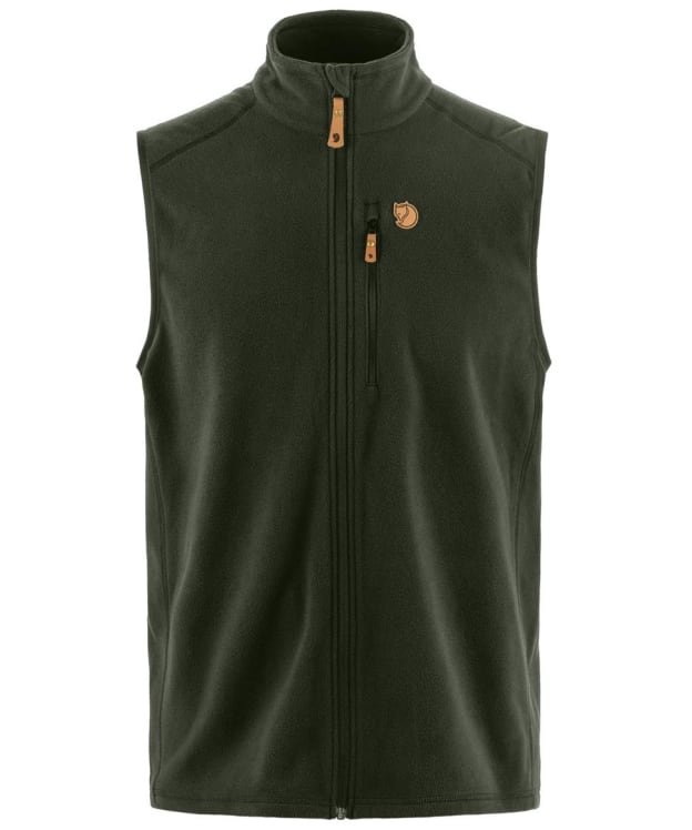 Men's Fjallraven Övik Lite Fleece Vest - Deep Forest