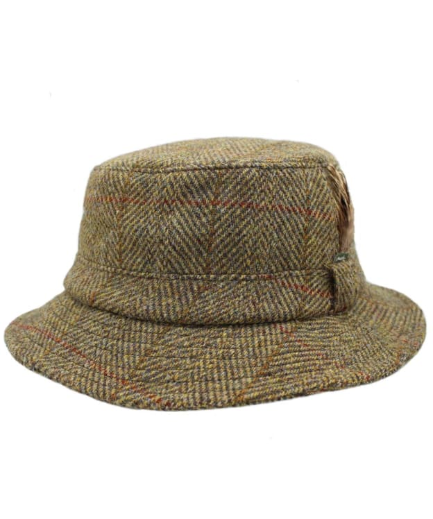Heather Whithorn Harris Grouse Tweed Hat - Harvest
