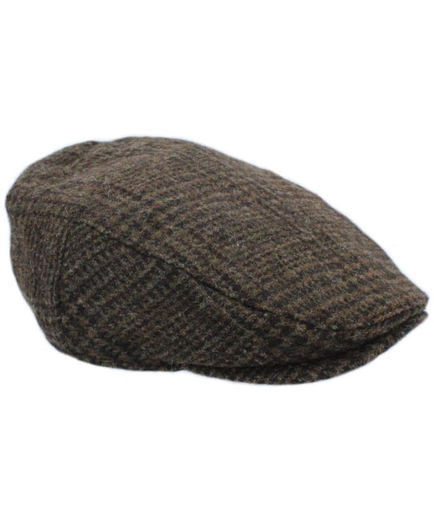 Heather Marston Wool Tweed Flat Cap - Bark