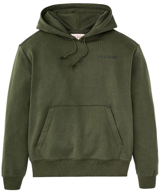 Men's Filson Scenic Graphic Northwest Hoodie - Surplus Green