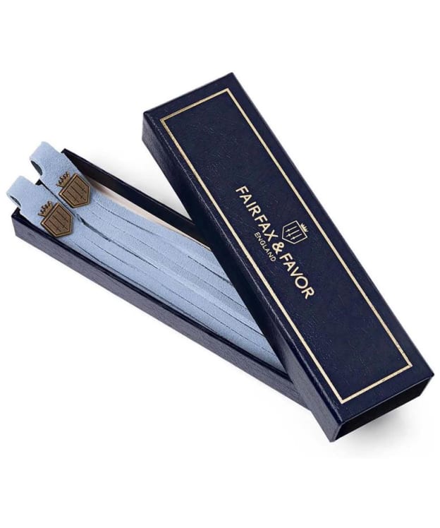 Women's Fairfax & Favor Removable Boot Tassels - Baby Blue Suede