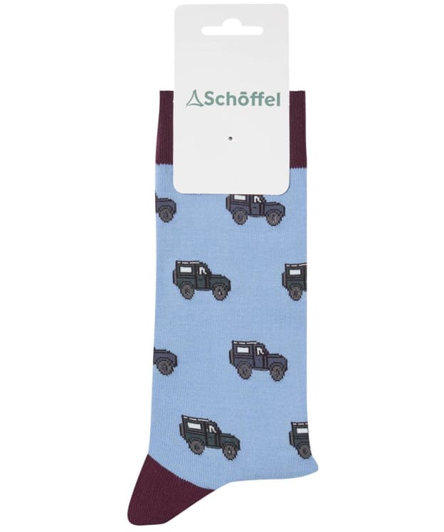 Men’s Schöffel Single Cotton Socks - Blue Off Roader