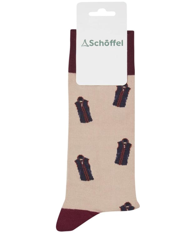 Men’s Schöffel Single Cotton Socks - Stone Oakham