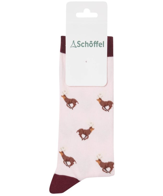 Women's Schöffel Single Cotton Socks - Pink Stag
