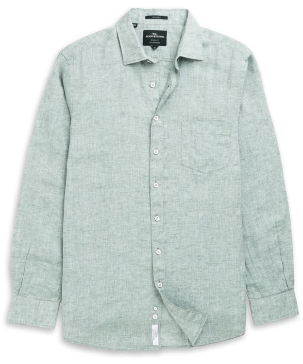 Men's Rodd & Gunn Coromandel Linen Sports Fit Shirt - Moss