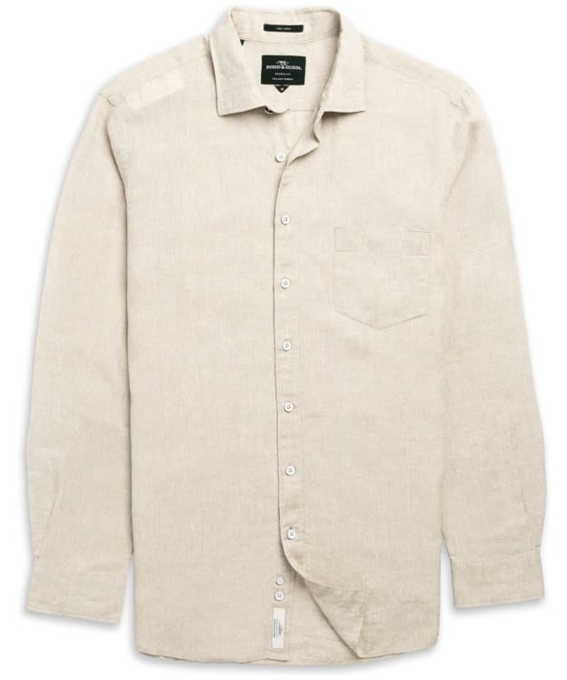 Men's Rodd & Gunn Coromandel Linen Sports Fit Shirt - Oatmeal