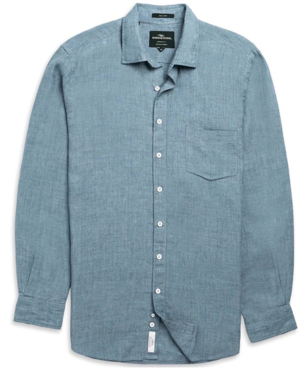 Men's Rodd & Gunn Coromandel Linen Sports Fit Shirt - Sea stone