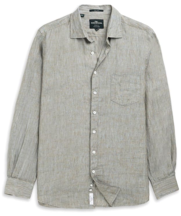 Men's Rodd & Gunn Coromandel Linen Sports Fit Shirt - Taupe