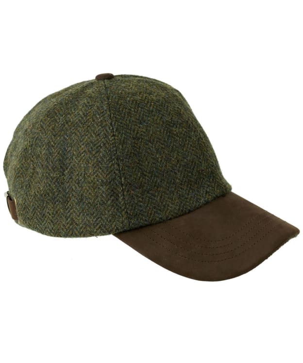 Heather Sutton Tweed Baseball Cap - Pine