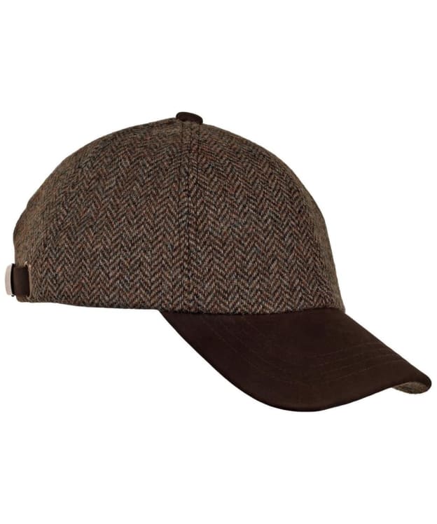 Heather Sutton Tweed Baseball Cap - Otter
