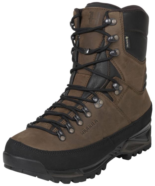 Men’s Härkila Saxnäs Hi Gore-Tex Waterproof Leather Boots - Dark Brown