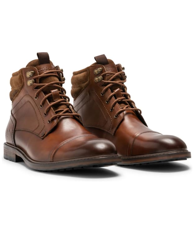 Men's Rodd & Gunn Dunedin Military Boots - Tan Burnish