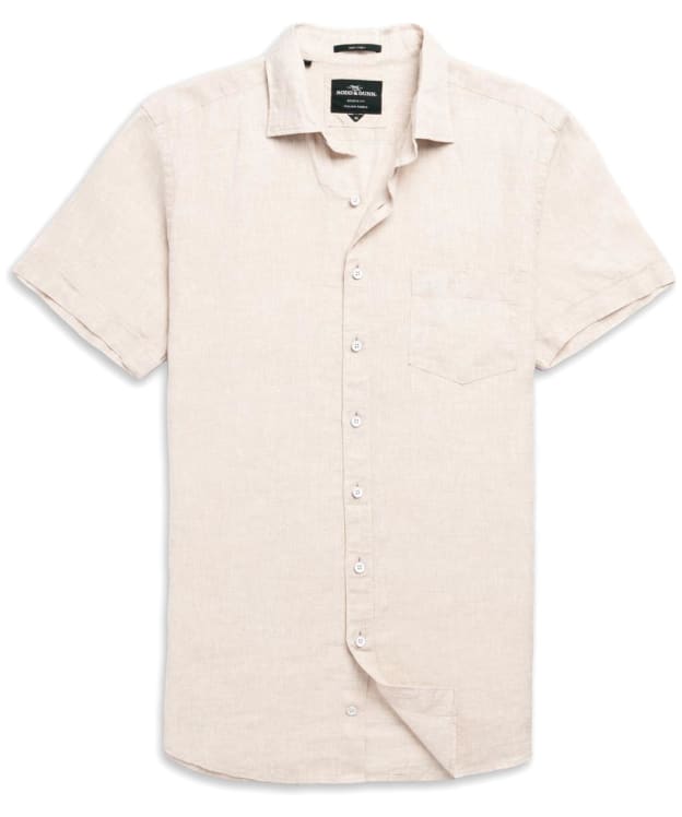 Men's Rodd & Gunn Palm Beach Sports Fit Linen Shirt - Oatmeal