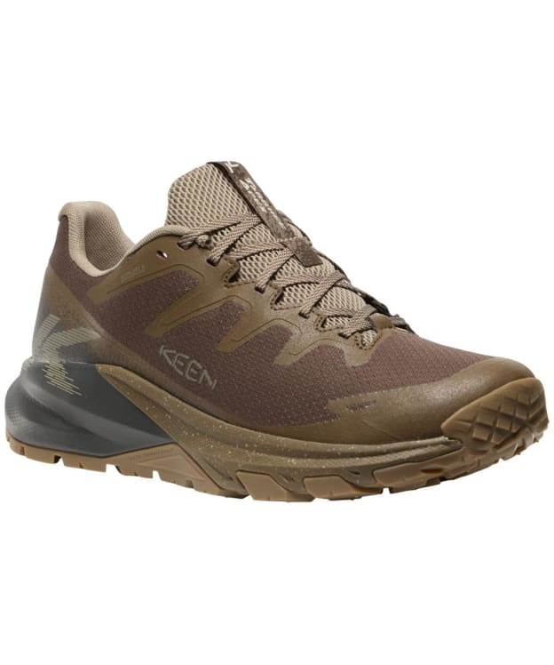 Men's KEEN Targhee Apex Waterproof Trainers - Java / Dark Earth