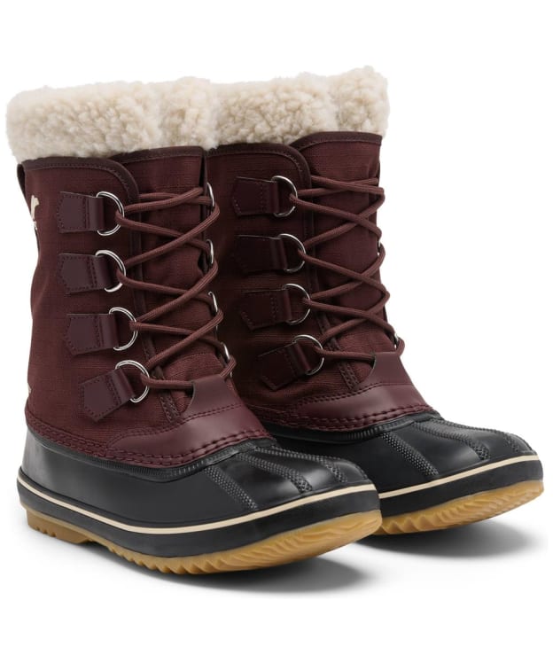 Women's Sorel Winter Carnival Waterproof Boots - Red Lodge / Black