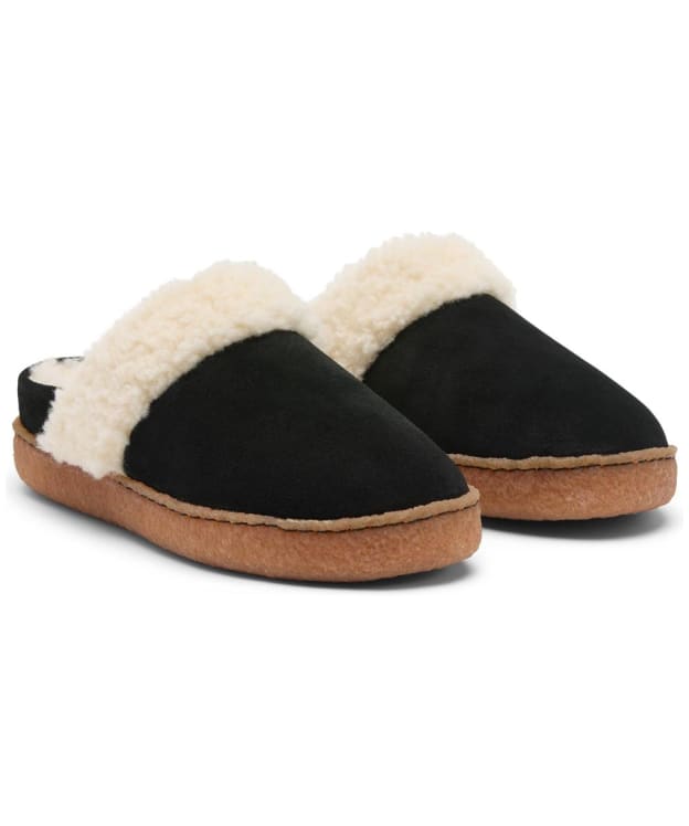 Women's Sorel Nakiska™ III Slide Suede Slippers - Black / Gum