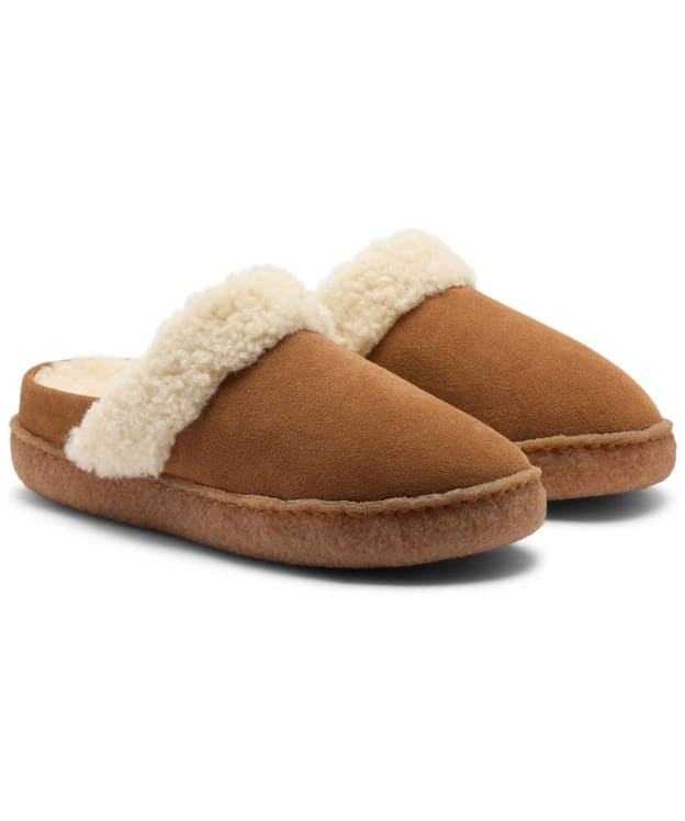 Women's Sorel Nakiska™ III Slide Suede Slippers - Velvet Tan / Gum