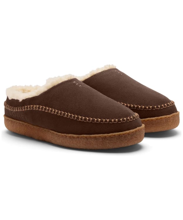 Men's Sorel Lanner Ridge™ III Suede Slippers - Tobacco / Elk