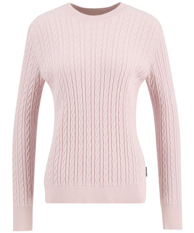 Women's Barbour Hartland Crew Knitted Jumper - Pink